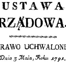 Okoliczności uchwalenia Konstytucji 3 Maja